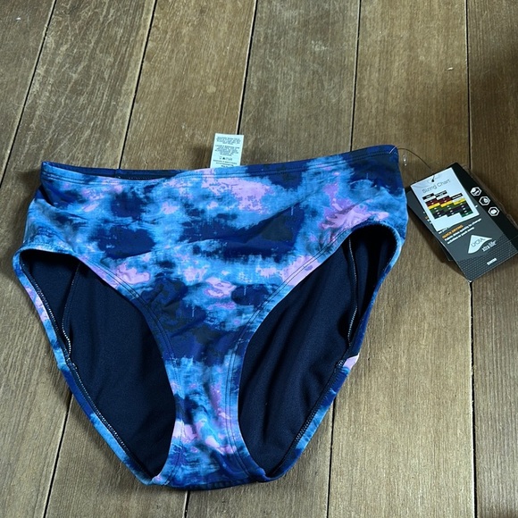 NWT Avia Swim bottom purple and blue size small - Picture 1 of 4